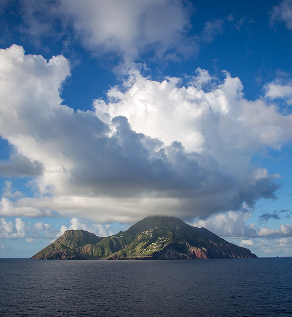 Saba, l’île sauvage des Caraïbes