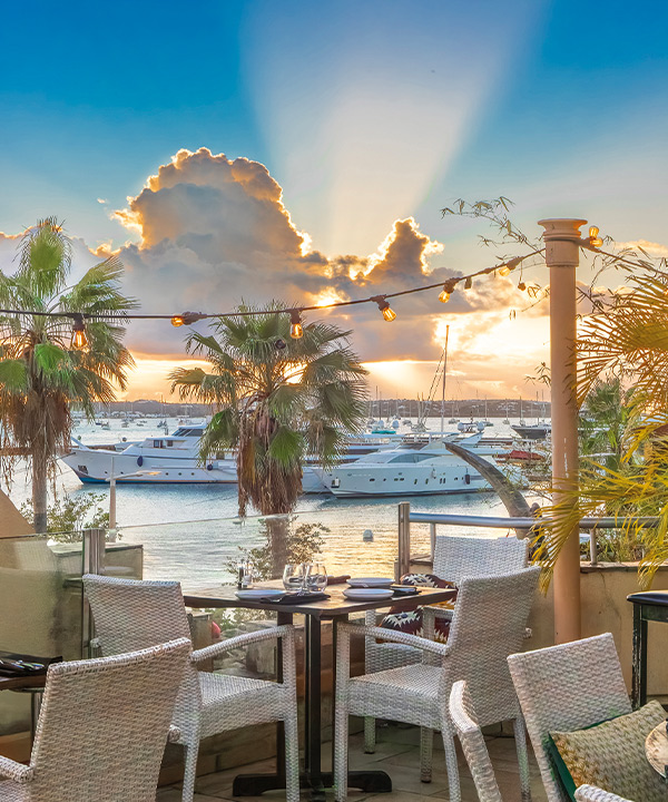 La Terrasse Restaurant rooftop à Marigot - Saint-Martin