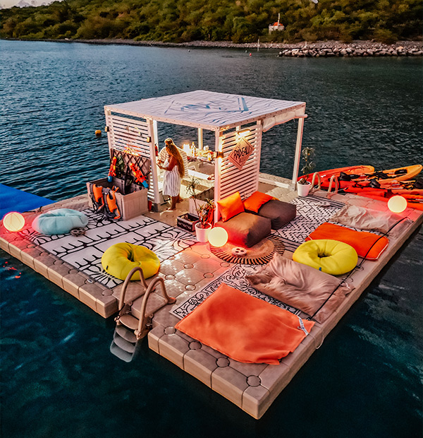 Le Radeau Bleu – A Private Floating Escape in Anse‑Marcel, Saint Martin