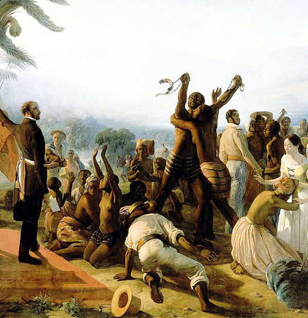 Abolition of slavery on the French side in 1848