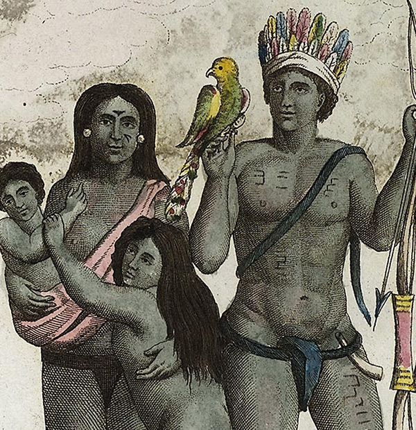 The Arawaks were later replaced by the Caribs.