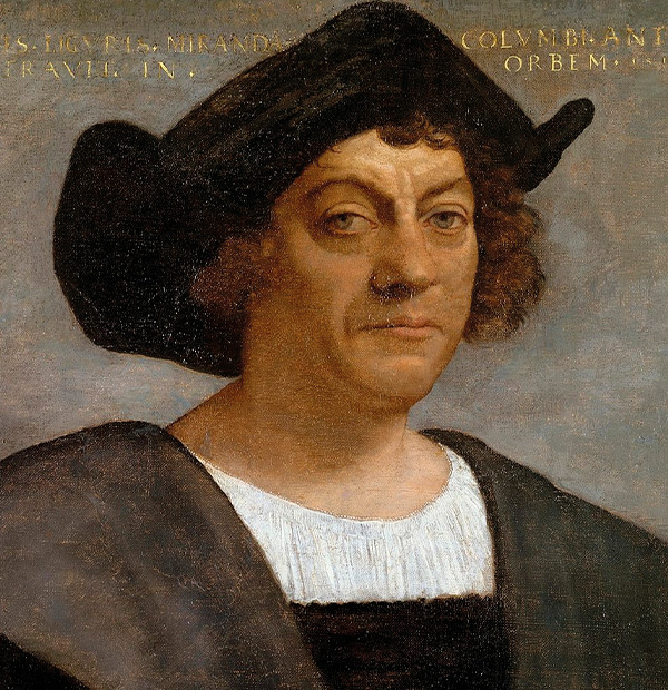 Christopher Columbus, after whom Saint Martin is named.
