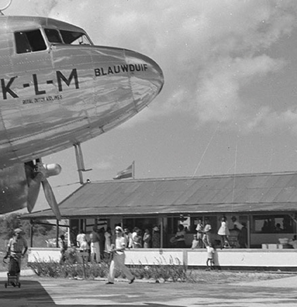 Juliana Airport during the 1950s