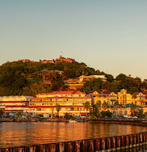 Marigot, the capital on the French side