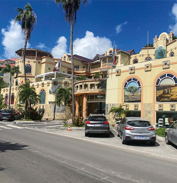 Marigot, the capital on the French side