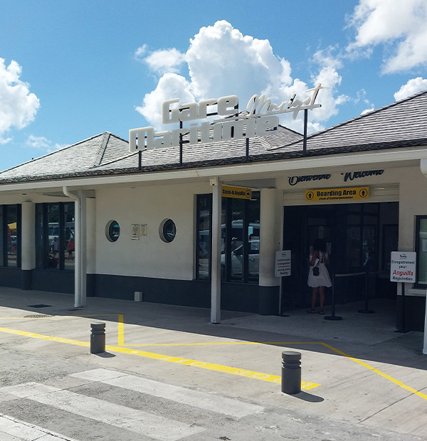 The ferry terminal