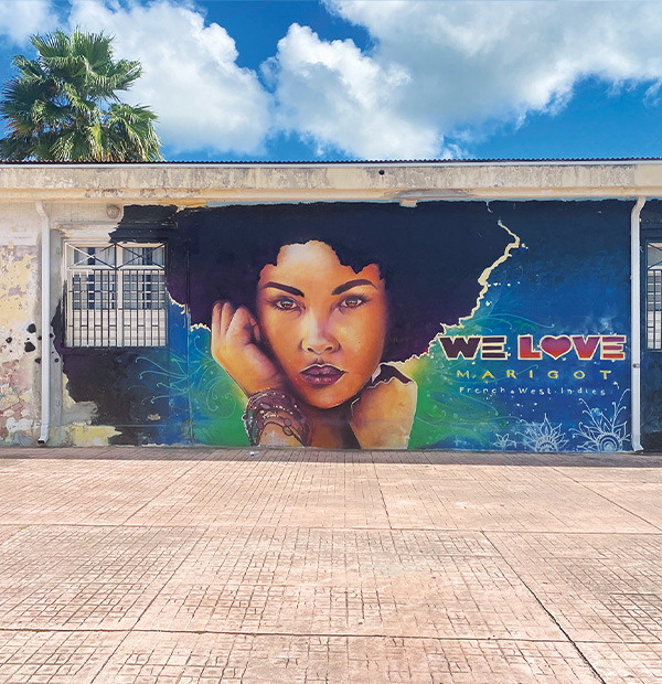 Marigot, the capital on the French side